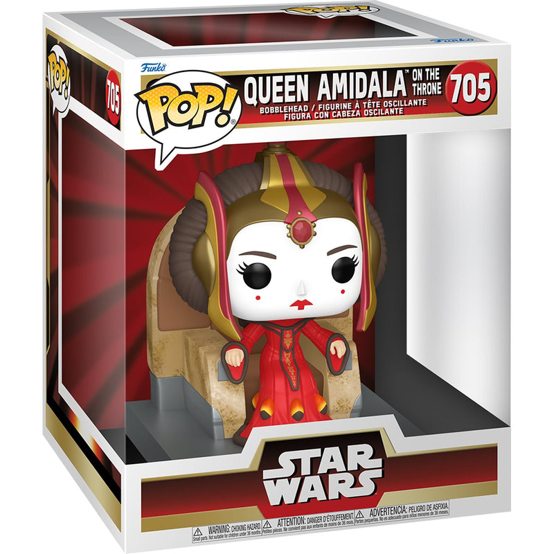 Star Wars: Episode I - The Phantom Menace Queen Amidala on the Throne Deluxe Funko Pop! Vinyl Figure #705