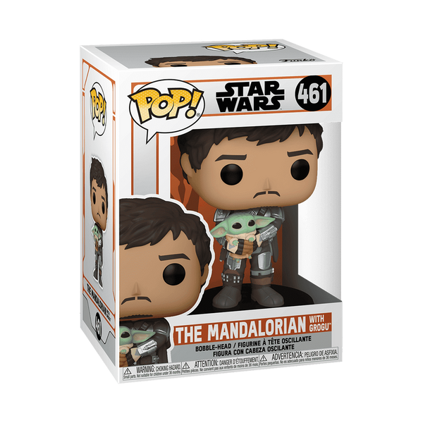 Star Wars: The Mandalorian Mando Holding Child Pop! Vinyl Figure #461