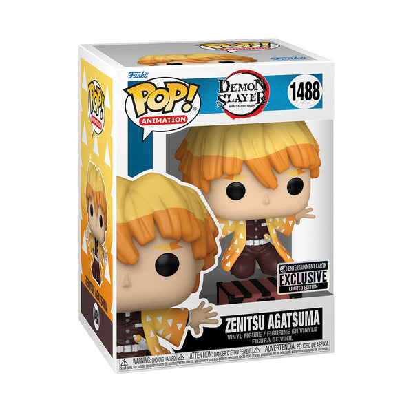 Demon Slayer Zenitsu Protecting Nezuko's Box Funko Pop! Vinyl Figure EE Exclusive #1488