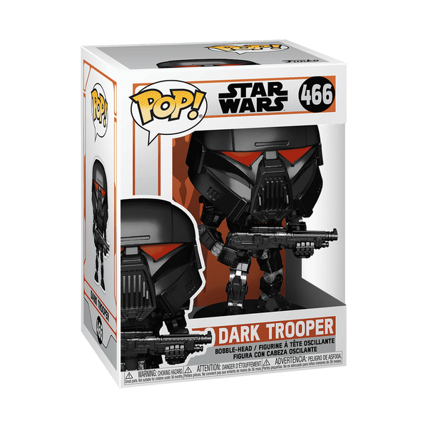 Star Wars: The Mandalorian Dark Trooper (Battle) Pop! Vinyl Figure #466