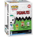 A Charlie Brown Christmas Snoopy Funko Pop! Vinyl Figure #1628 and Woodstock Buddy