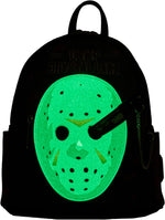 Loungefly Halloween: Friday the 13th Jason Cosplay Glow in the Dark Mini-Backpack