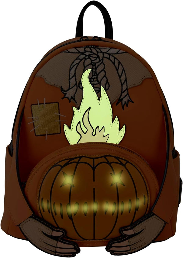 Loungefly Trick ‘R Treat Flaming Head Sam Mini GITD Backpack
