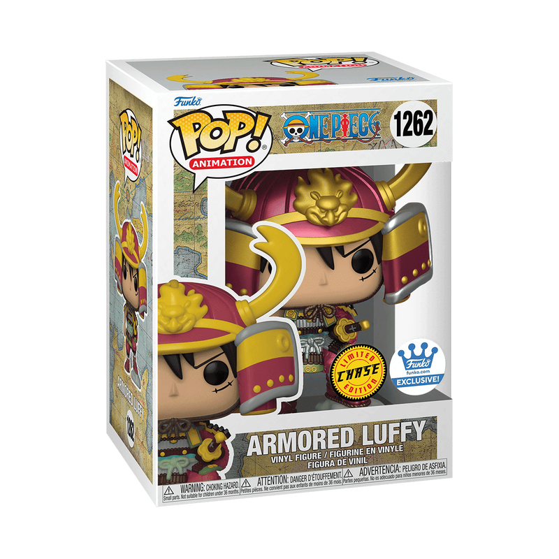 One Piece Funko Pop! Armored Luffy Metallic CHASE #1262