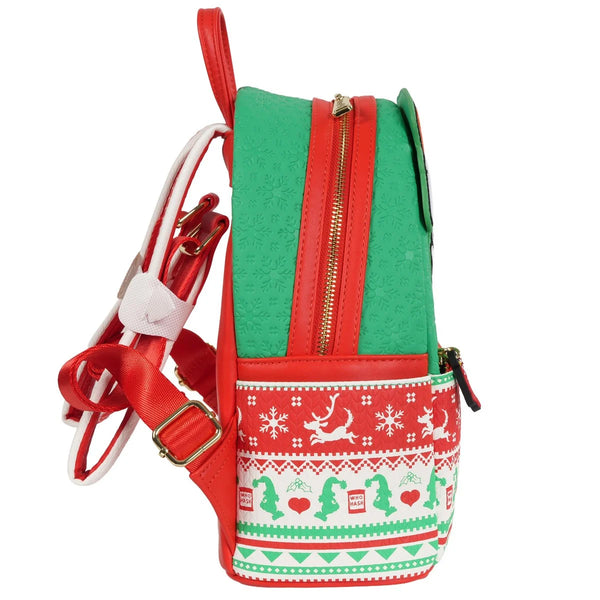 Loungefly-How the Grinch Stole Christmas Grinch Christmas Sweater Mini-Backpack - EE Exclusive