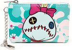 DISNEY BAG AND WALLET COMBO, LILO AND STITCH SCRUMP GREENS, VEGAN LEATHER