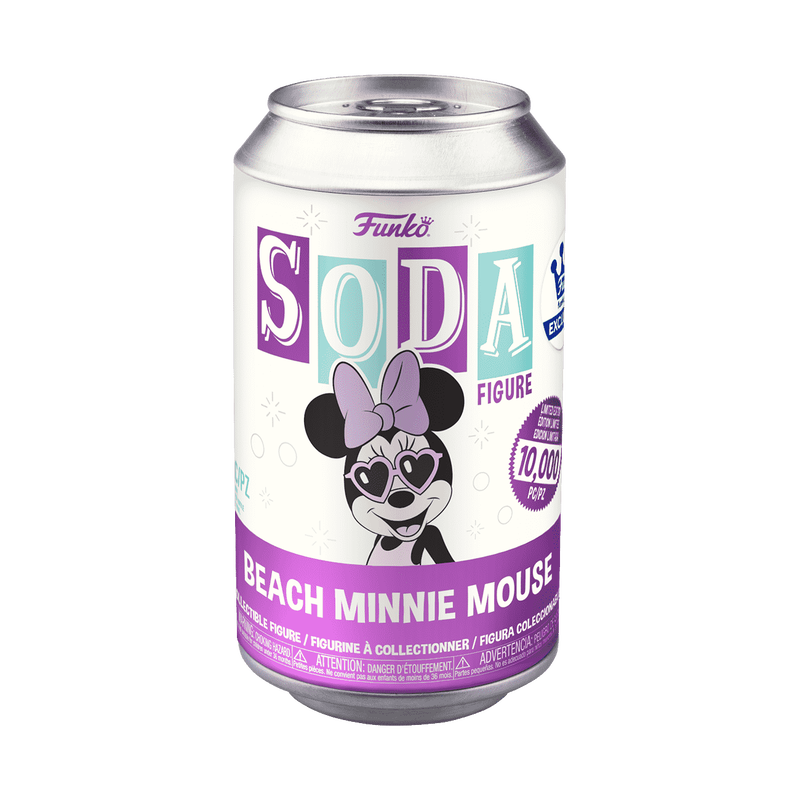 DISNEY VINYL SODA BEACH MINNIE MOUSE