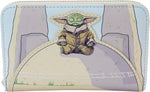 Loungefly The Mandalorian Grogu Stone Glow in the Dark Wallet