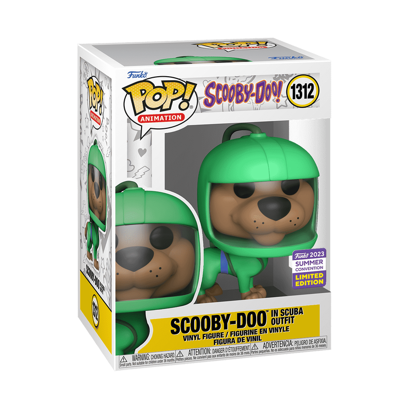 SCOOBY-DOO POP! SCOOBY-DOO IN SCUBA OUTFIT #1312