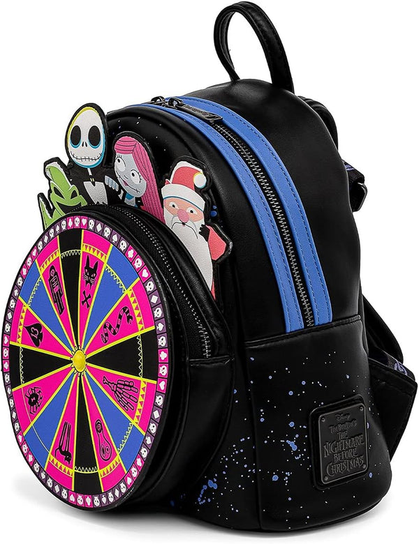 Loungefly Disney Nightmare Before Christmas Oogie Boogie Wheel Backpack
