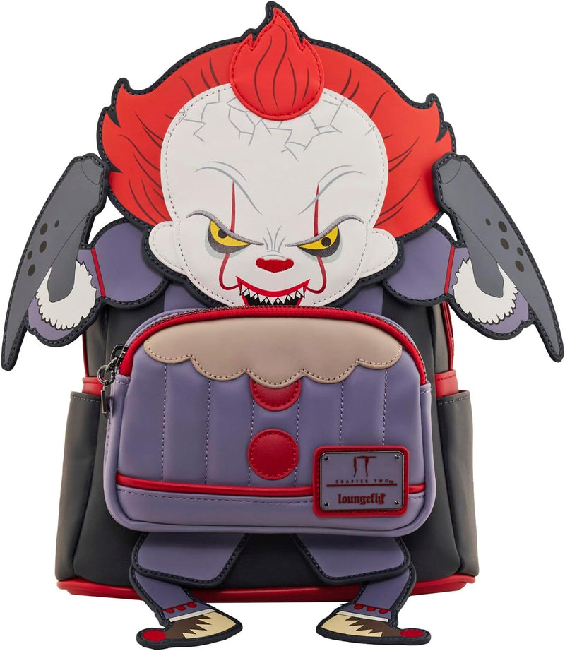 Loungefly IT Pennywise Cosplay Womens Double Strap Backpack