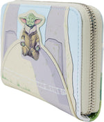 Loungefly The Mandalorian Grogu Stone Glow in the Dark Wallet