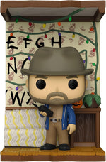 Funko Pop! Deluxe: Stranger Things Build A Scene - Hopper, Amazon Exclusive