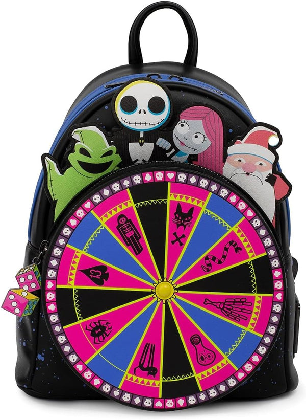 Loungefly Disney Nightmare Before Christmas Oogie Boogie Wheel Backpack