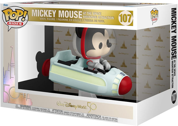 Mickey Mouse Walt Disney World 50th - Mickey at The Space Mountain Attraction #107