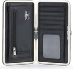 HINGED WALLET - NIGHTMARE BEFORE CHRISTMAS ZERO SALLY JACK + OOGIE BOOGIE CEMETERY SCENE