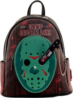 Loungefly Halloween: Friday the 13th Jason Cosplay Glow in the Dark Mini-Backpack