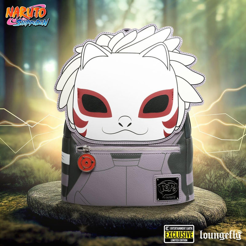 Loungefly Naruto Pop Kakashi Hatake Anbu Mask Mini-Backpack - EE Exclusive