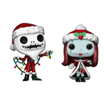 Disney Pop! Santa Jack & Christmas Sally (Diamond) 2-Pack Funko Exclusive
