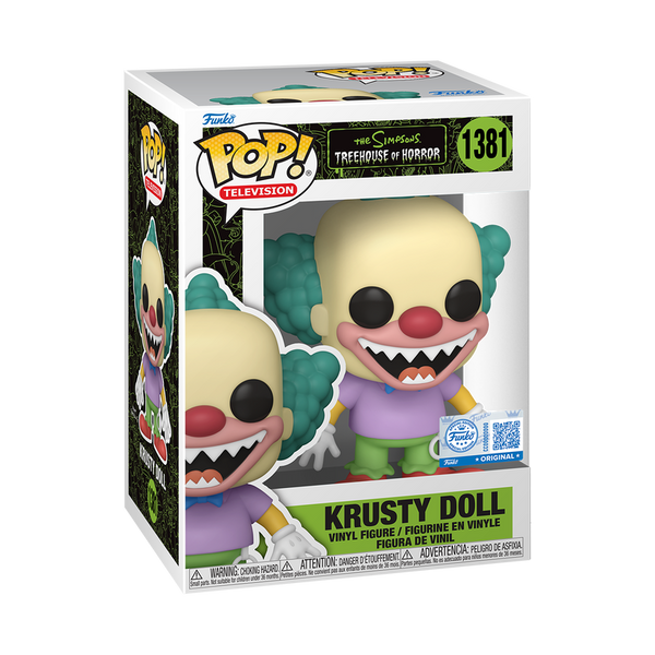 The Simpsons Pop! Krusty Doll (Evil Krusty) #1381