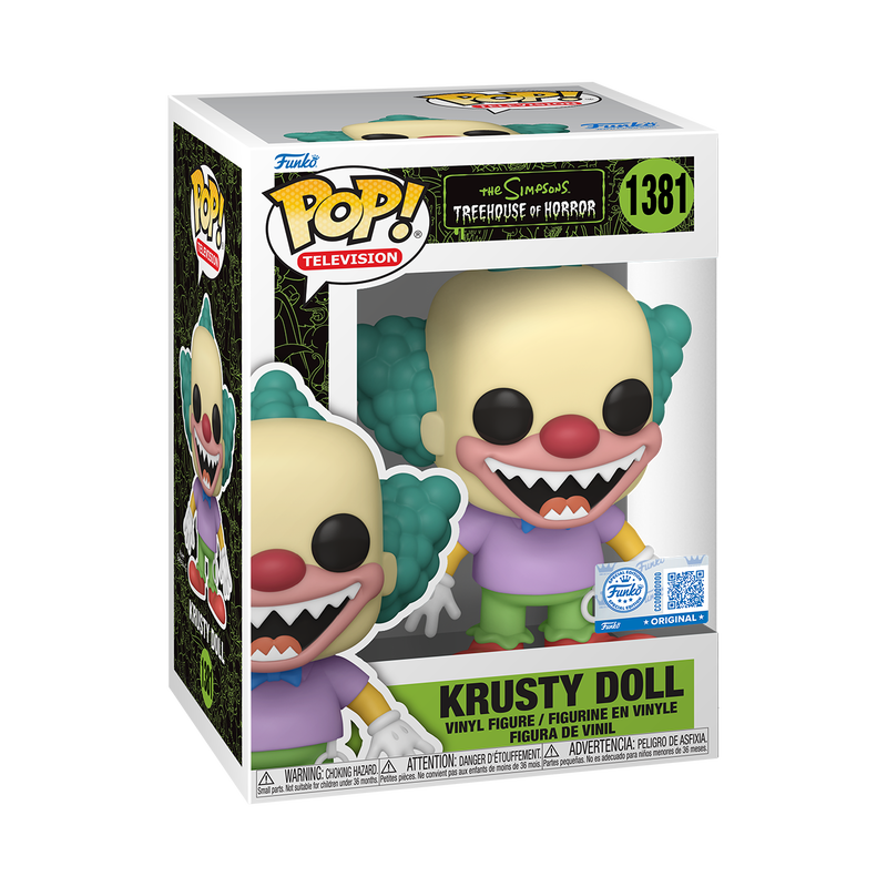 The Simpsons Pop! Krusty Doll (Evil Krusty) #1381
