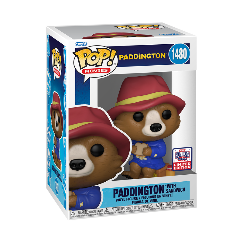 Paddington Pop! Paddington w/ Sandwich - Funkon London Limited Edition Exclusive) #1480