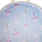 Minnie Mouse Pastel Figural Snowman Mini-Backpack