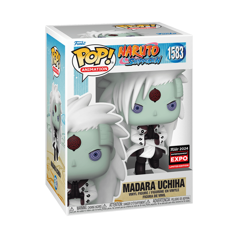 Naruto Shippuden Pop! Madara Uchiha (Entertainment Expo Limited Edition Sticker) #1583