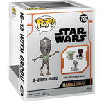 Star Wars: The Mandalorian IG-12 with Grogu Deluxe Funko Pop! #720