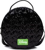 Disney Bag Crossbody - Snow White Poison Apple Glows in the Dark Applique Black Sewuin