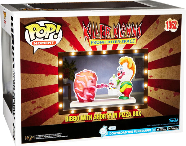 Killer Klowns from Outer Space Bibbo with Shorty in Pizza Box Movie Moment POP! #1362