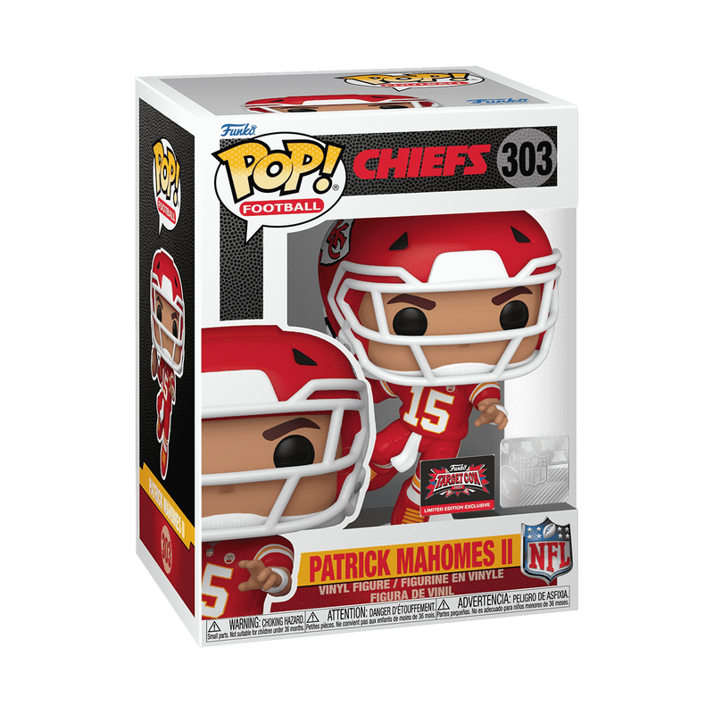 NFL Pop! Patrick Mahomes II (Red and Gold Uniform) #303