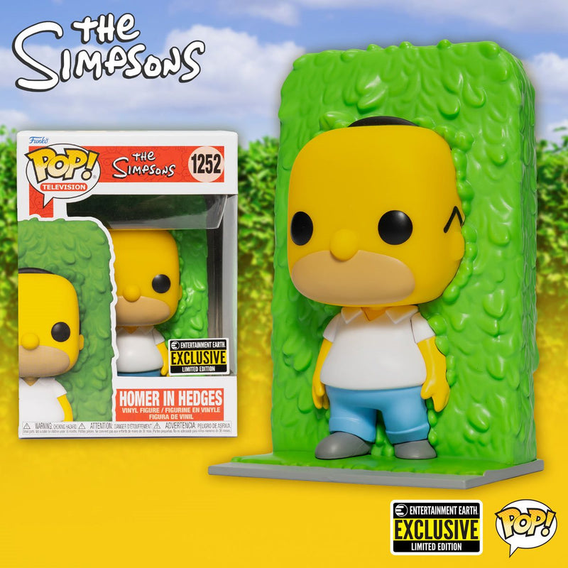 The Simpsons Homer in Hedges Funko Pop! Vinyl Figure (EE Exclusive) #1252