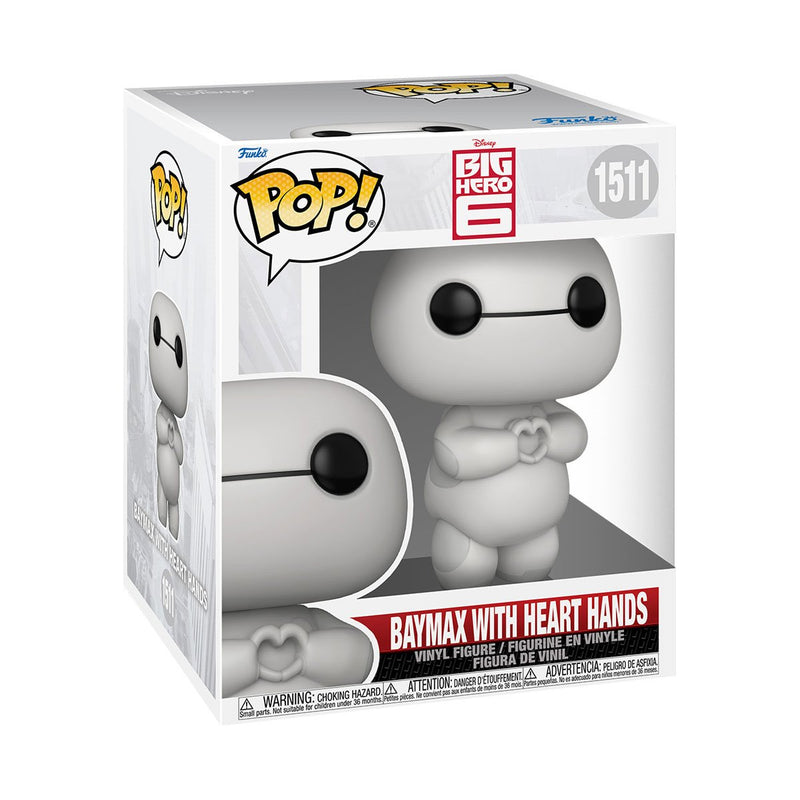 Big Hero 6 Baymax with Heart Hands Super 6-Inch Funko Pop! Vinyl Figure #1511