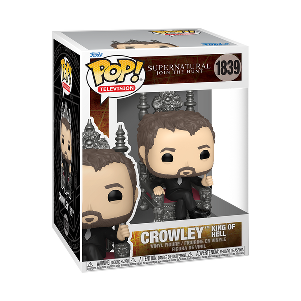 Supernatural Crowley King of Hell Throne Premium Funko Pop! #1839