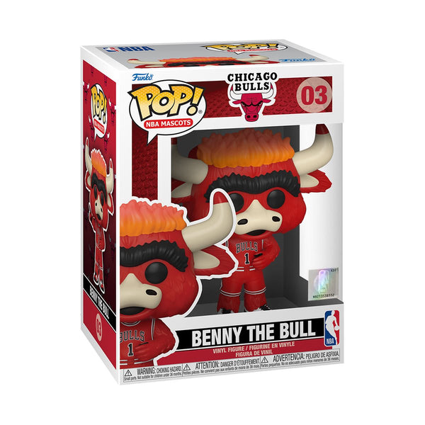 NBA Mascots Chicago Benny the Bull Funko Pop! Vinyl Figure #03