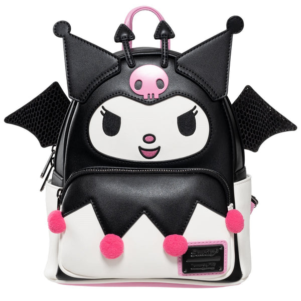 Loungefly -Sanrio Kuromi Devilish Winged Mini-Backpack - Entertainment Earth Exclusive