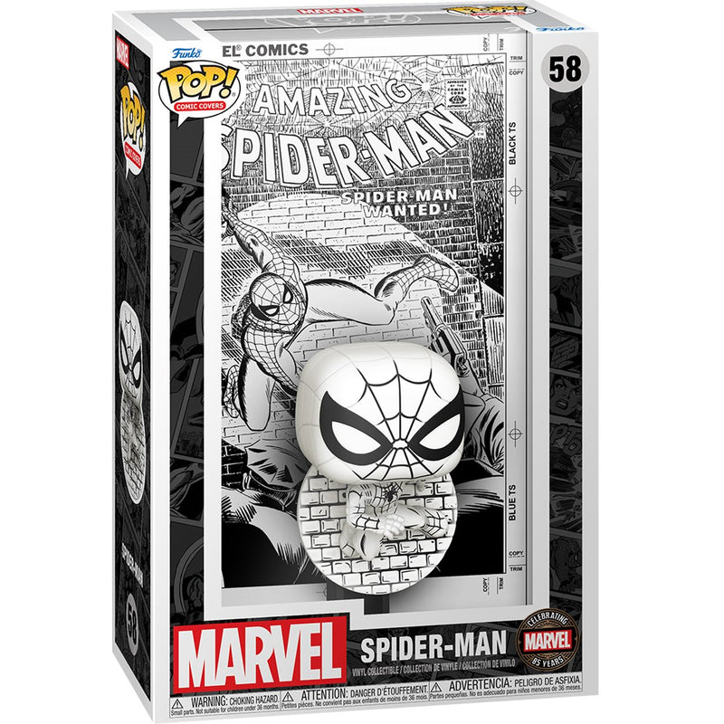 Marvel's 85th Anniversary The Amazing Spider-Man Funko Pop! Comic Cover Figure w/case #58