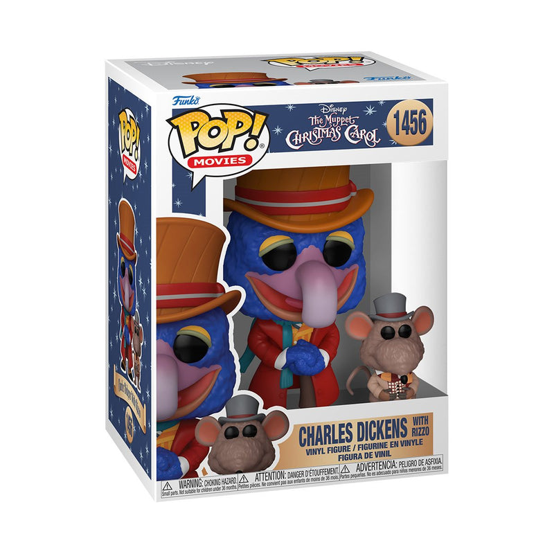 The Muppet Christmas Carol Charles Dickens with Rizzo Funko Pop! Vinyl Figure #1456