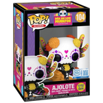 Dia De Los Muertos Ajolote Glow-in-the-Dark Funko Pop! Vinyl Figure EE Exclusive #104
