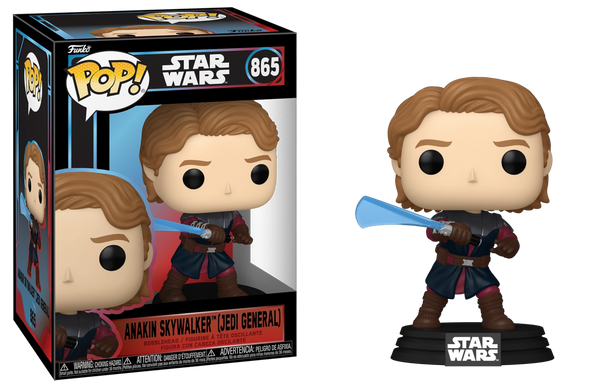 Star Wars Anakin Skywalker (Jedi General) Funko Pop! Vinyl Figure #865