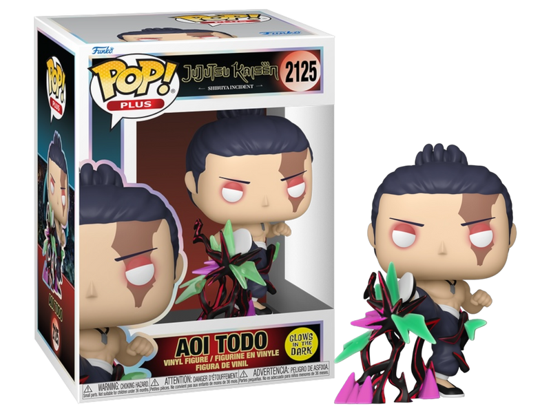 Jujutsu Kaisen Shibuya Incident Aoi Todo (Kick) Glow-in-the-Dark Funko Pop! Vinyl Figure Plus #2125