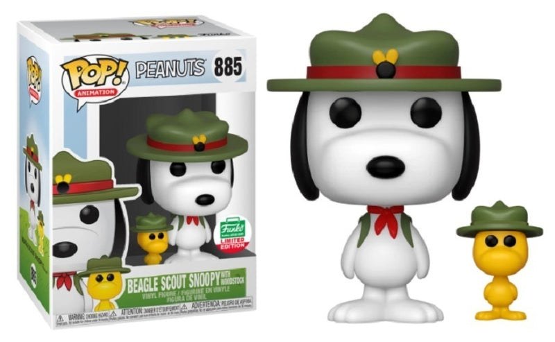 Peanuts - Beagle Scout Snoopy w/Woodstock #885