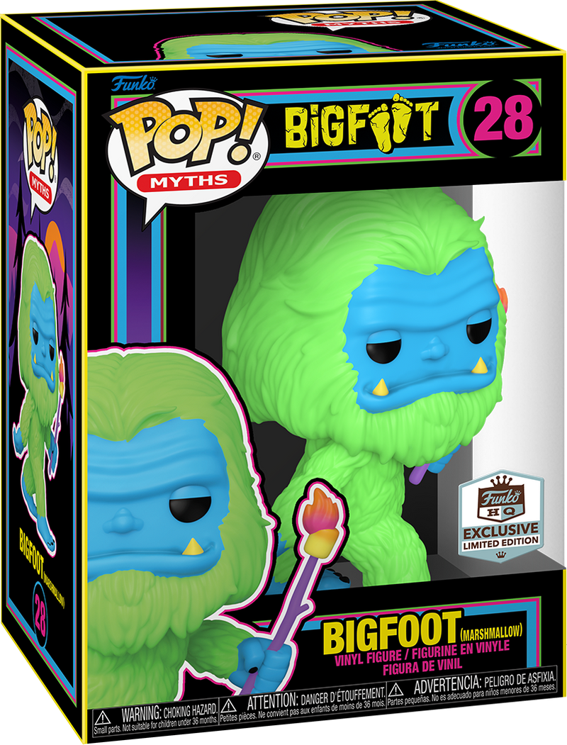Bigfoot (Marshmallow) Blacklight (Funko HQ Exclusive Limited Edition) #28