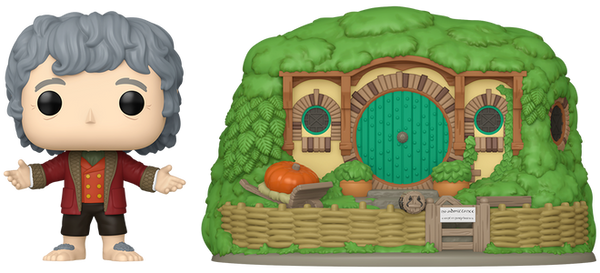 The Lord of the Rings Bilbo Baggins with Bag-End Pop! Town #39