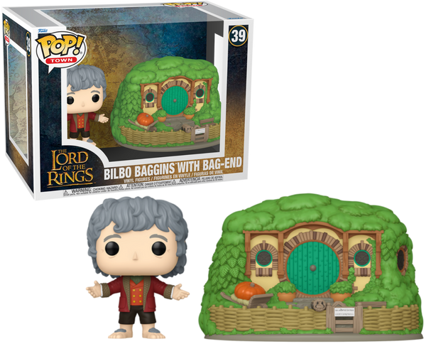 The Lord of the Rings Bilbo Baggins with Bag-End Pop! Town #39