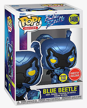Blue Beetle (GITD) Gamestop Exclusive #1406