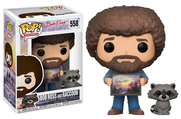 Bob Ross and Raccoon #558