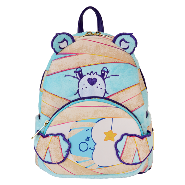 Loungefly-Care Bears x Universal Monsters Bedtime Bear Mummy Mini Backpack