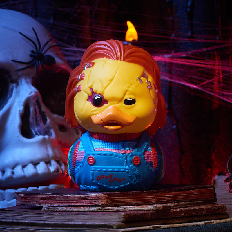 CHUCKY SCARRED CHUCKY TUBBZ COSPLAYING DUCK COLLECTIBLE